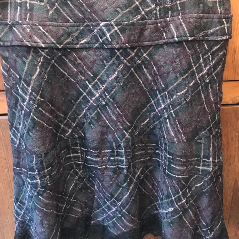 Linea Domani Lovely Plaid Skirt - Size 10P - Picture 5 of 7